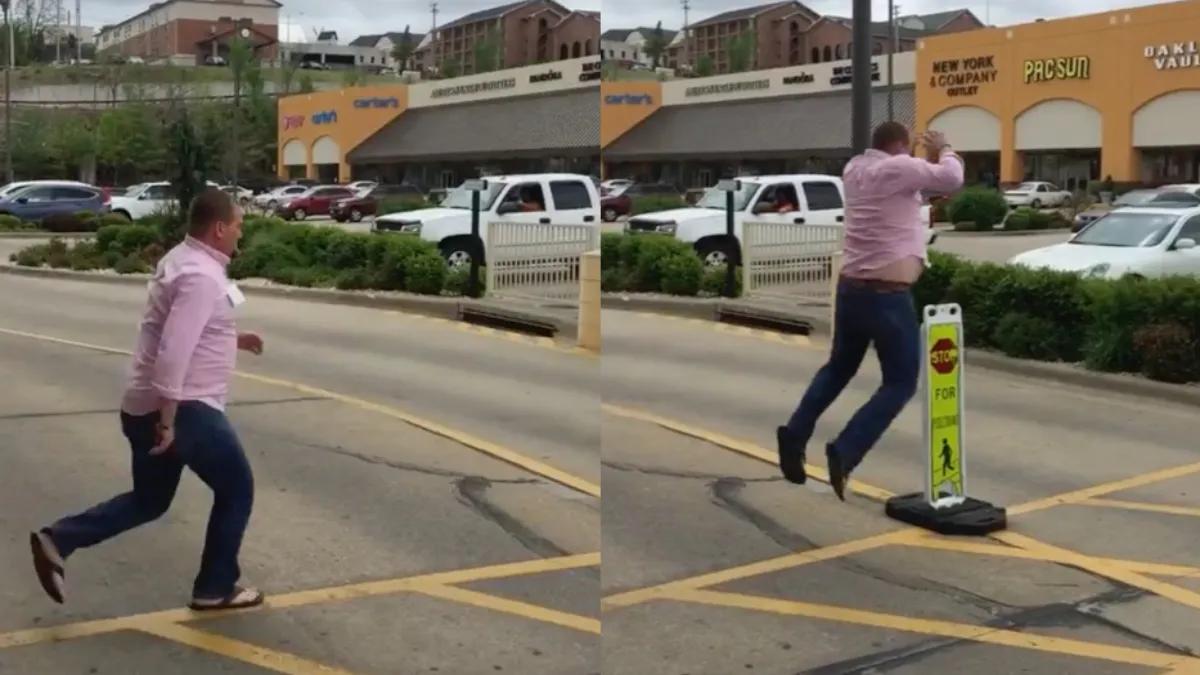 Steve raakt overmoedig… En zijn zaakje!