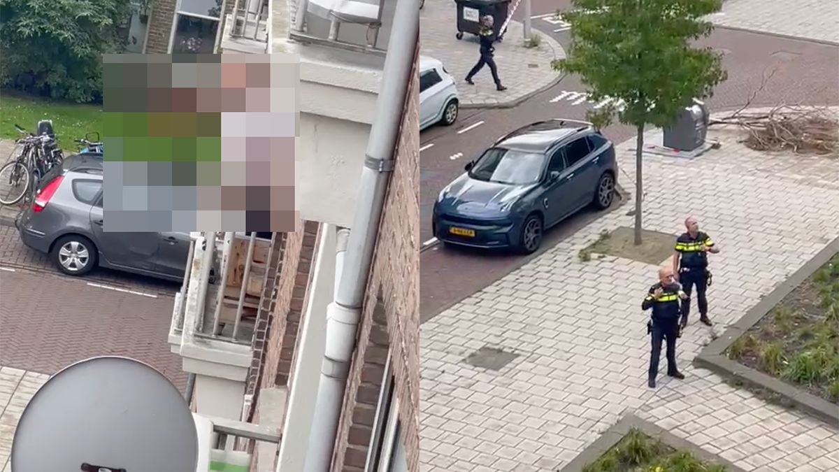 Dodelijke steekpartij in Amsterdam: Buurman staat met mes op balkon