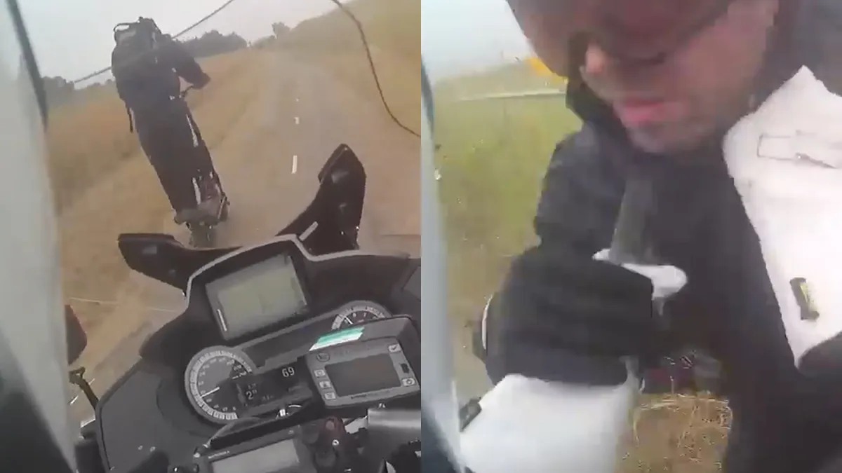 Man wil op tijd op zijn werk zijn en rijdt 100 km/u op zijn E-scooter
