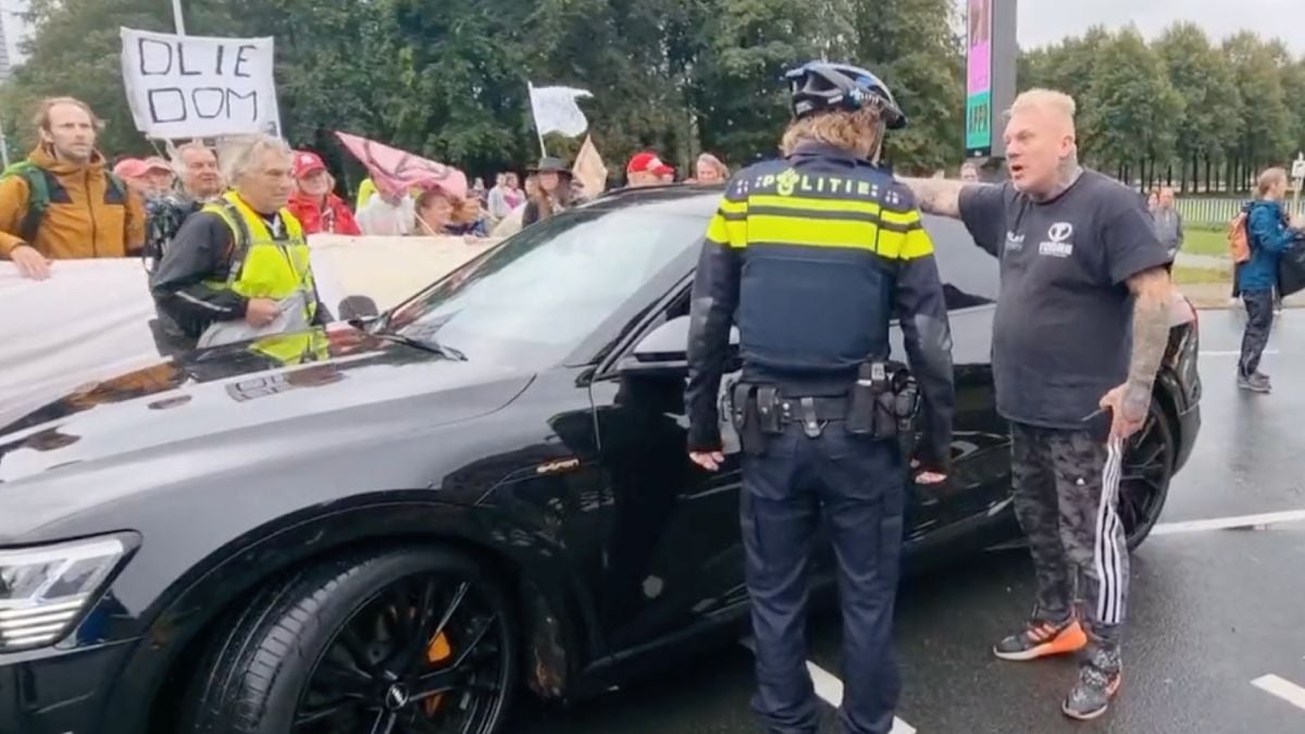 Haagse baas gaat even de confrontatie aan met Extinction Rebellion