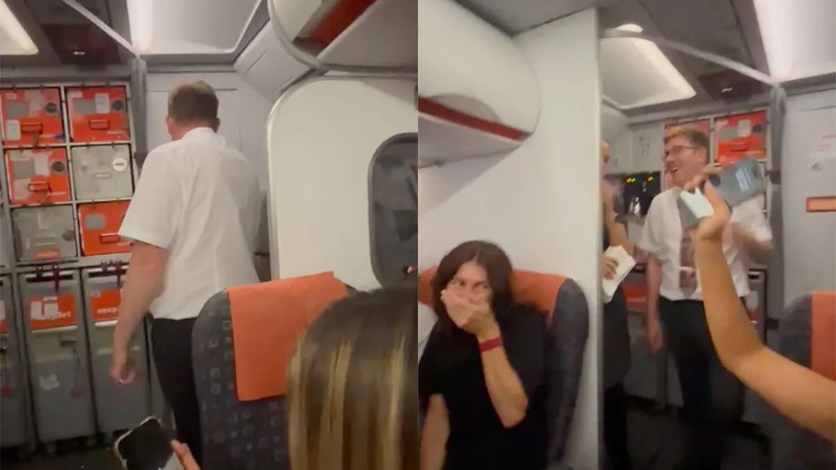 Het hele vliegtuig en het internet weet dat je lid bent geworden van de Mile High Club