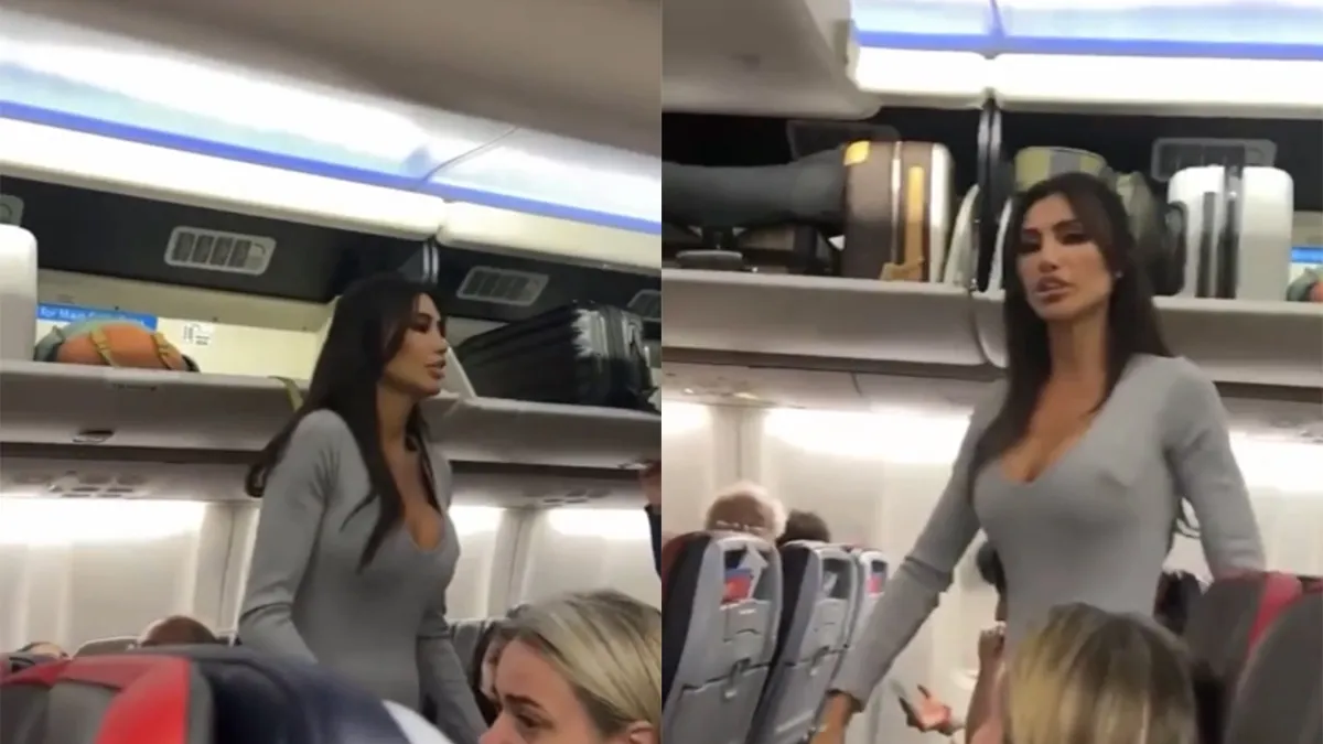 Reality tv-ster Morgan Osman maakt ruzie in vliegtuig: "Film Me, I Am Instagram Famous"