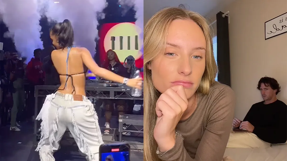 thumb trap er niet in vrouwen testen hun vriendje met geluid van de tyla water challenge