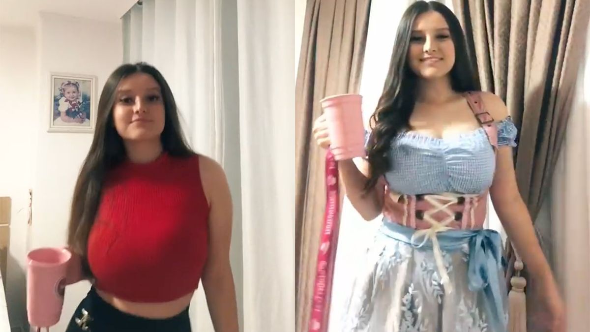 Een heerlijke compilatie van dames die Oktoberfest Dirndl jurkjes dragen