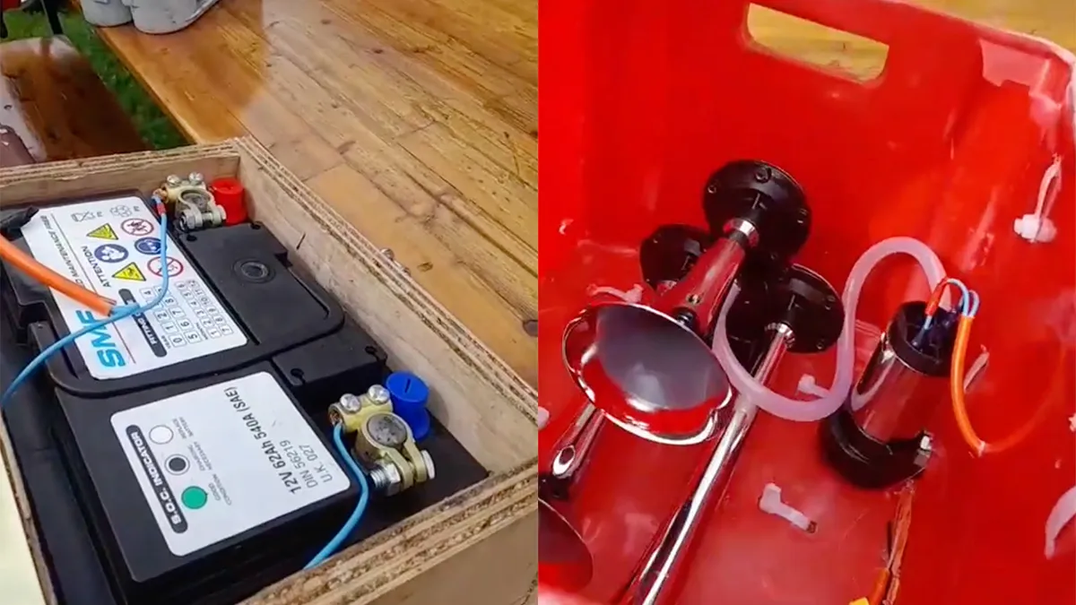 thumb vk max is geen fietser max is een trein 12 volt accuutje dikke toeters