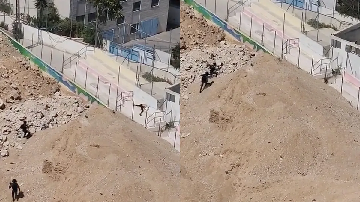 thumb vk moest iemand toch echt even letterlijk rennen voor zijn leven