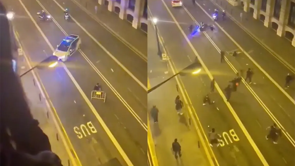 thumb vk politie in het nauw gedreven door demonstranten maar dan komen de backup agenten