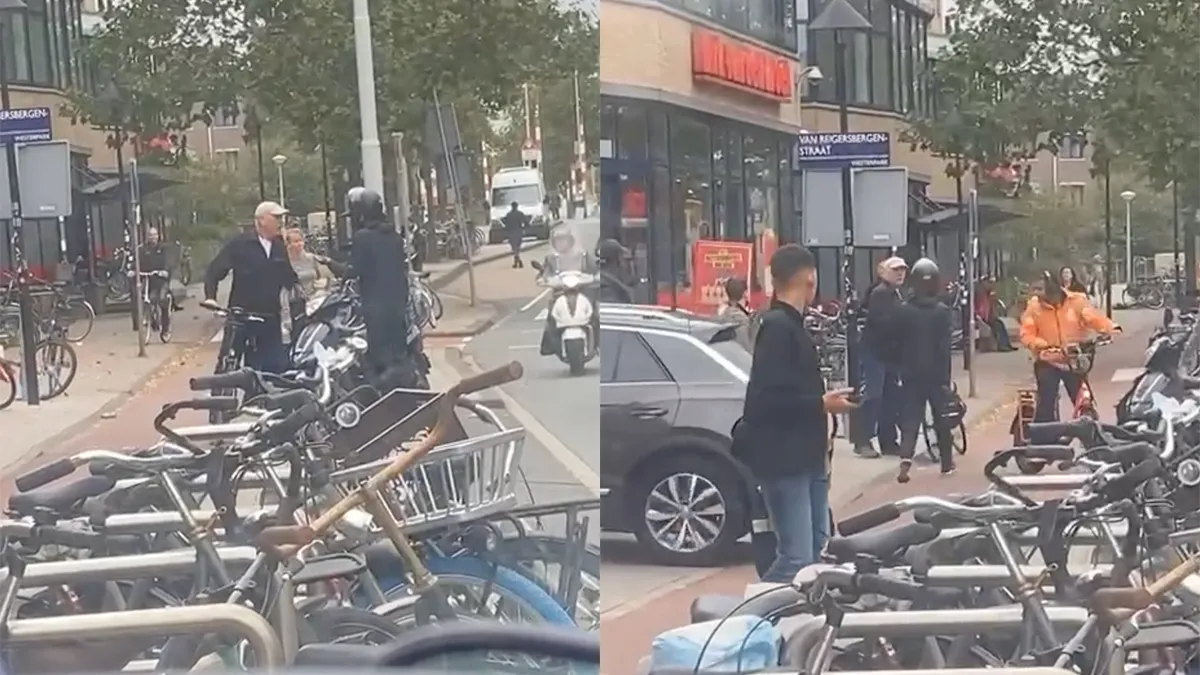 thumb vk scooterrijder valt man met kettingslot aan in amsterdam