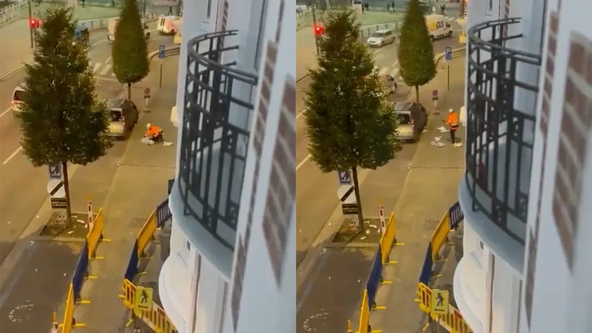 thumb vk verdachte van de terroristische aanslag brussel schroeft op straat rustig wapen in elkaar