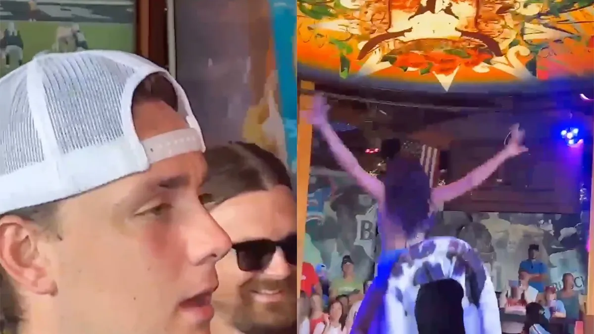 thumb vk vrouw geeft showtje op rodeo stier gast is enorm onder de indruk
