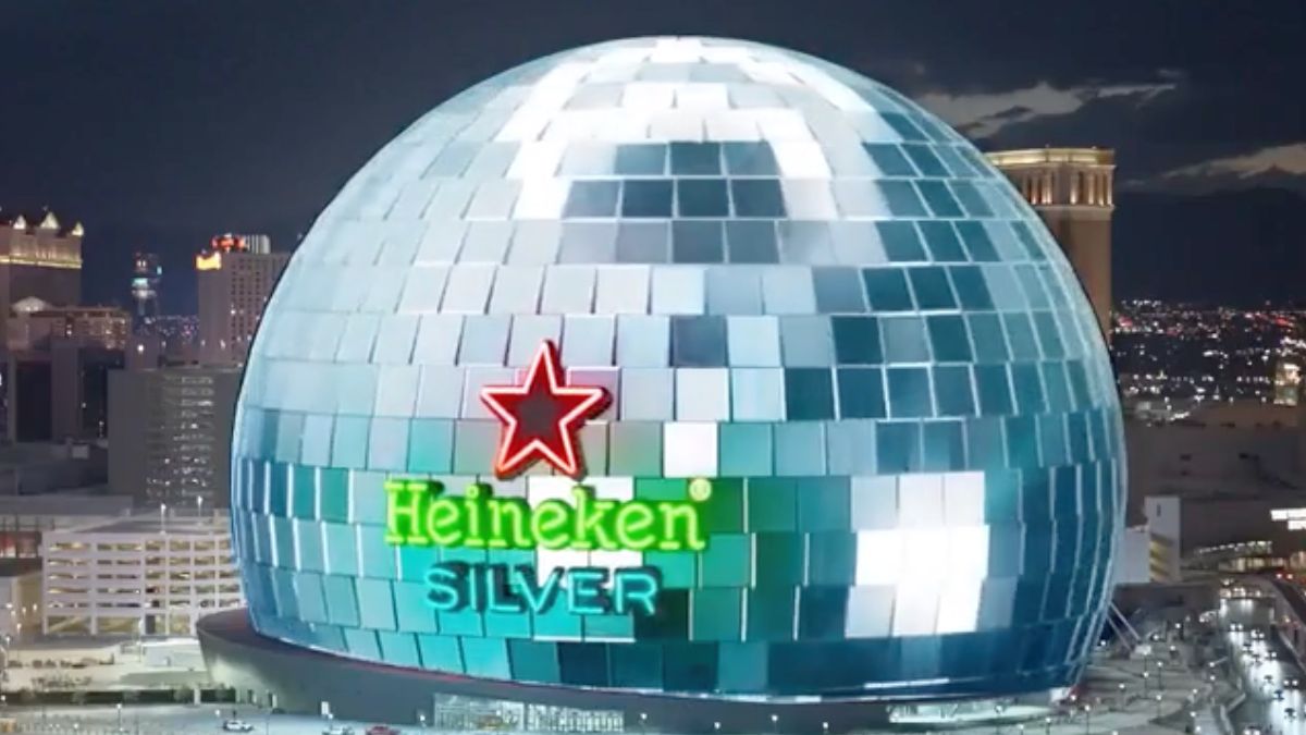 Heineken als eerste Nederlandse onderneming op de Las Vegas Sphere