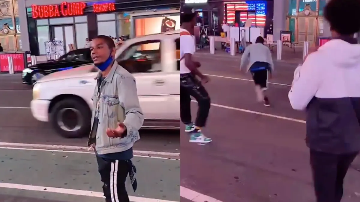 thumb rennen zonder te kijken