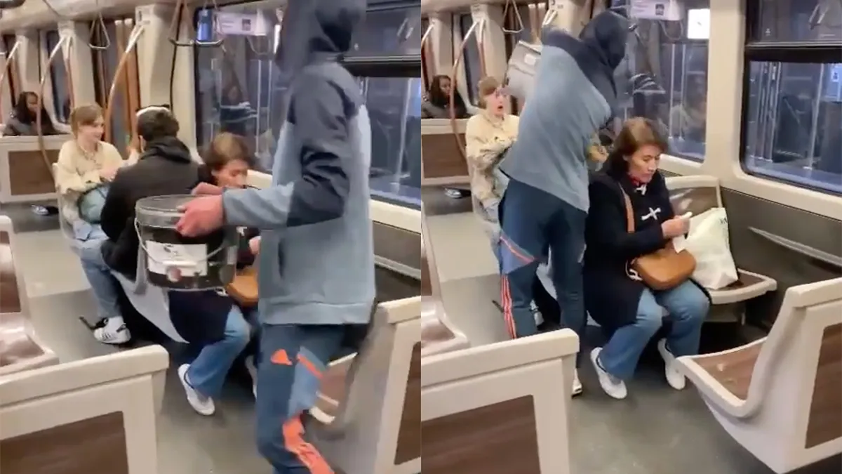 thumb vk brusselse youtuber doet alles voor de views en gooit viezigheid over metropassagiers