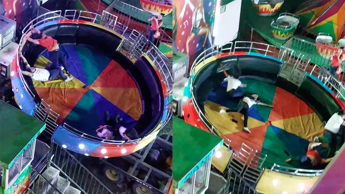 thumb vk kotszakje iemand onvergetelijk ritje in een attractie op de kermis