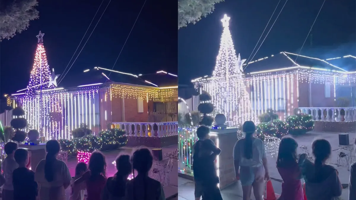 thumb vk huis in australische melbourne heeft een heuse hardstyle christmas light show