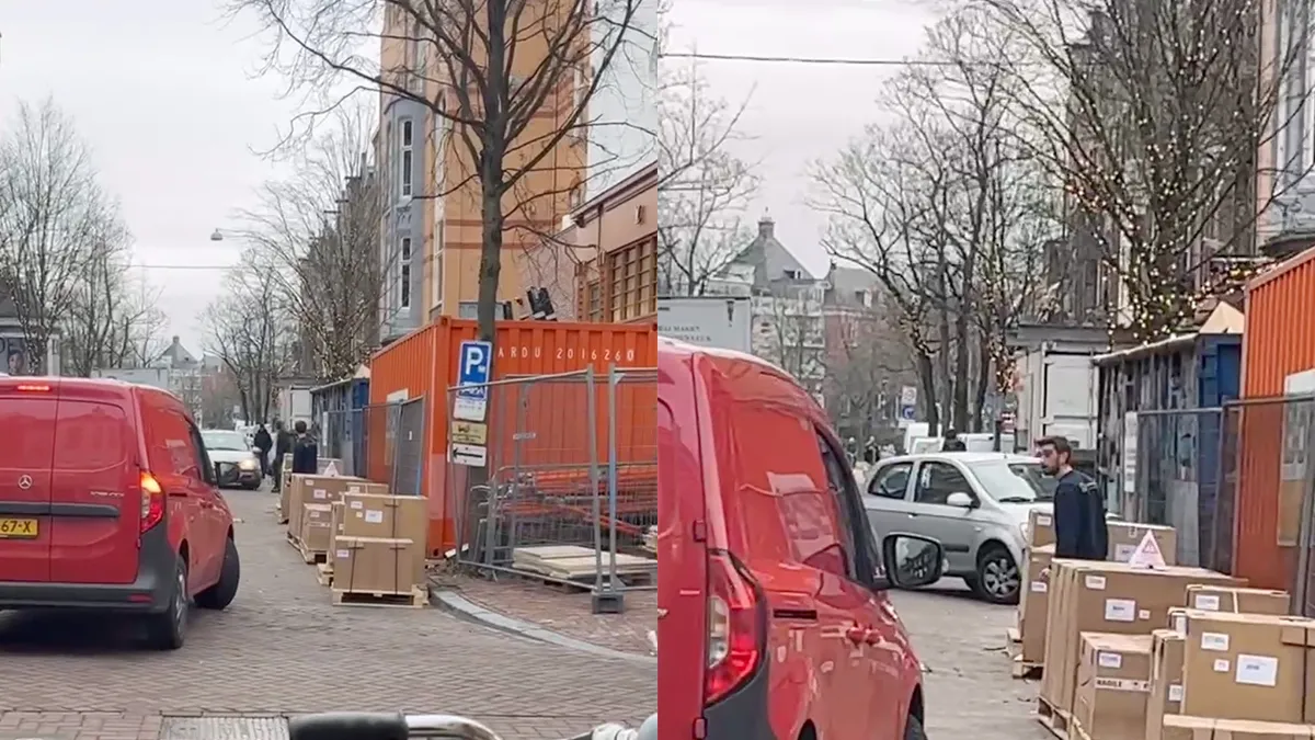 thumb vk road rage in amsterdam automobilist probeert mensen klem te rijden