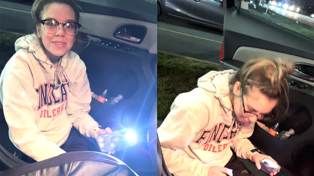 thumb vk vrouw denkt dat ze telefoon kwijt is en is heel lang aan het zoeken
