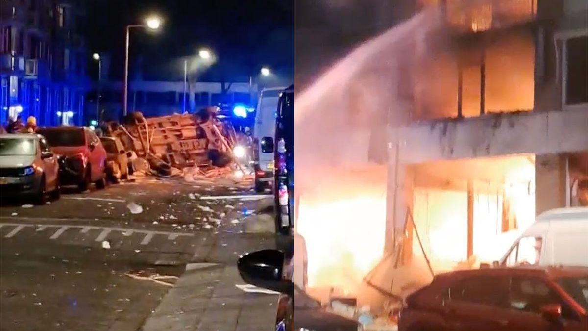 Drie mensen vermist na brand Rotterdam, mogelijk onder het puin