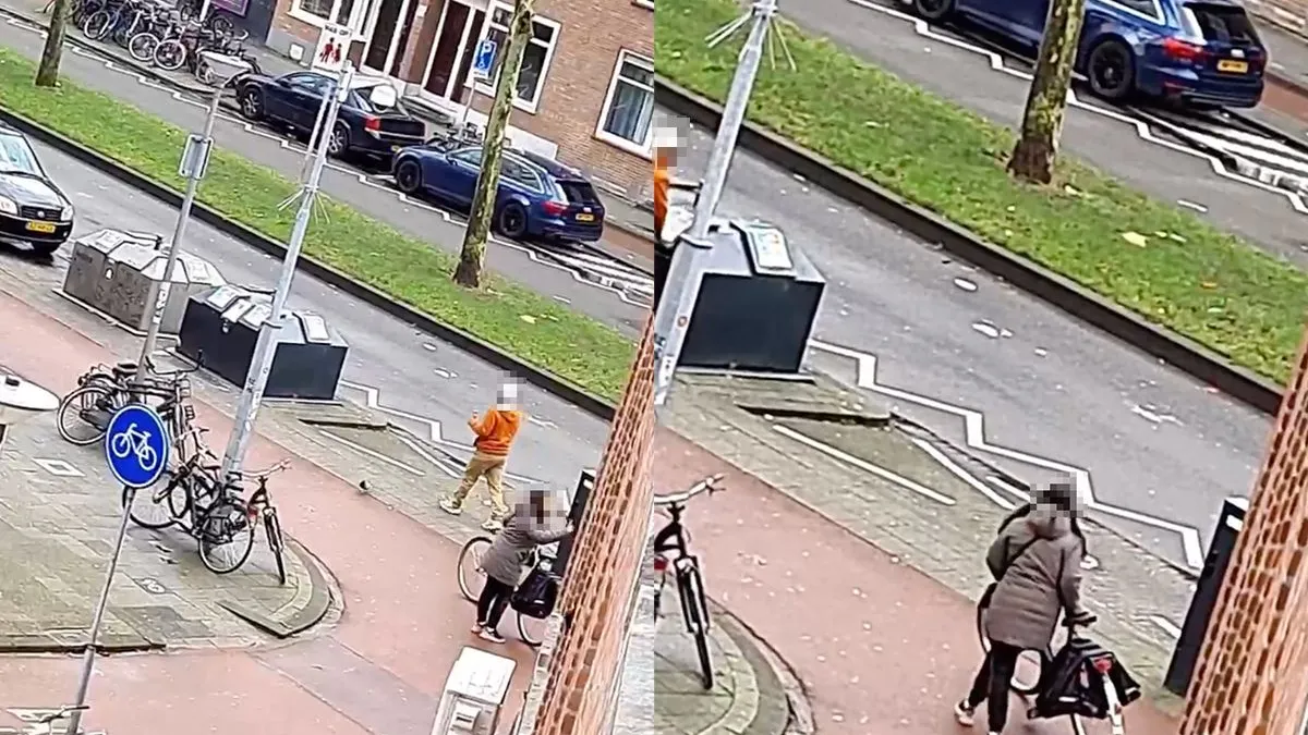 thumb vk eerste betrapte vreemdganger in 2024 krijgt er van langs op straat in rotterdam zuid