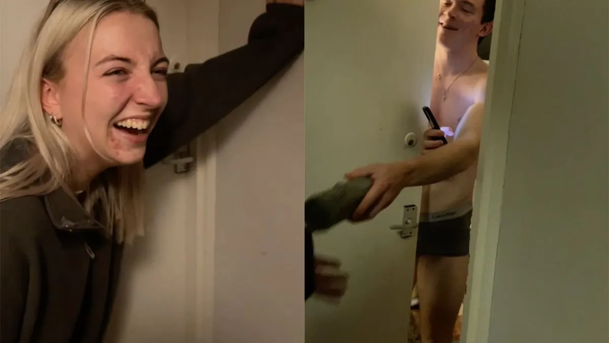 thumb vk gast wil flink van bil gaan maar huisgenoten hebben speaker onder zijn bed verstopt