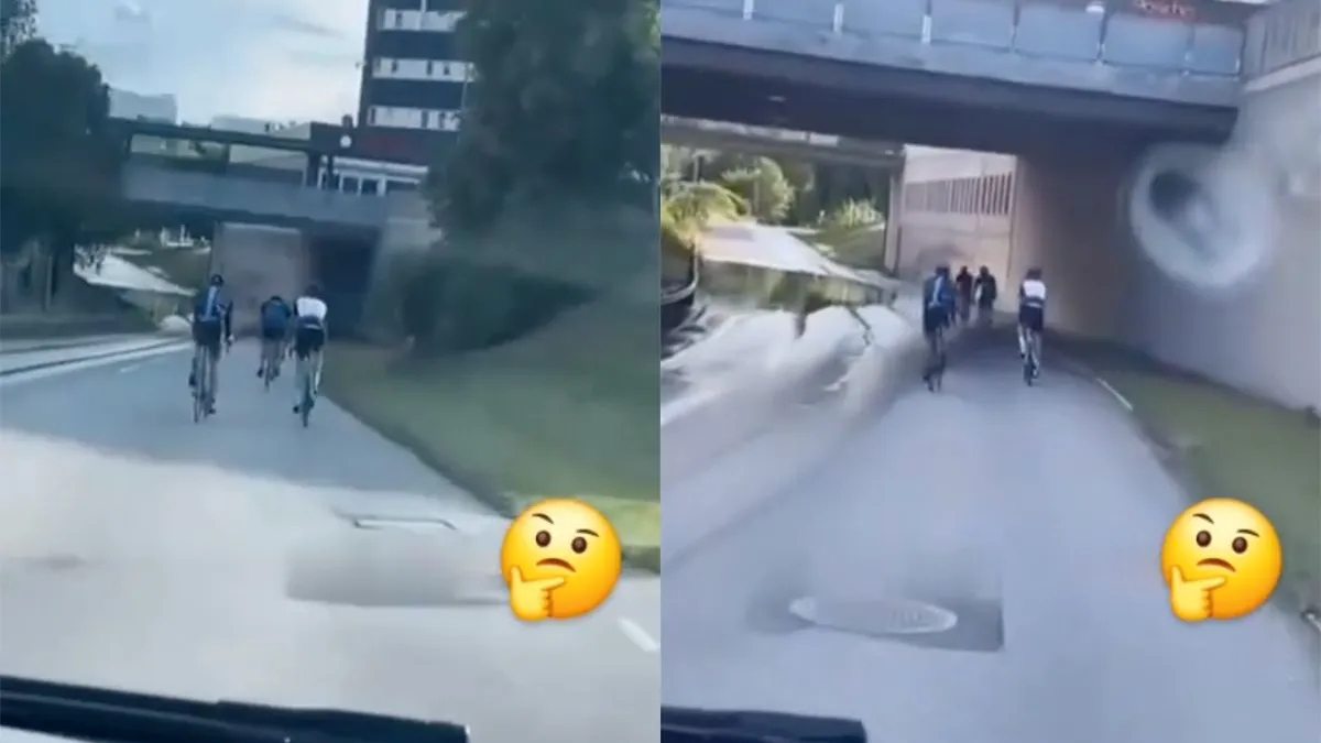 thumb vk heerlijk momentje wielrenners worden te grazen genomen