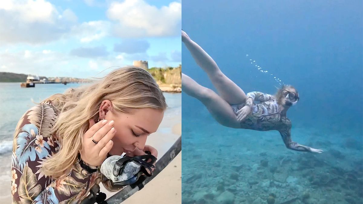 Mooi uitzicht op Curaçao: Free-diving met Marijn Kuipers