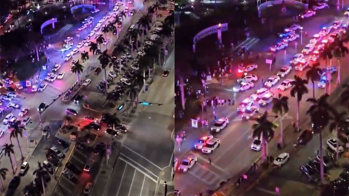 Politie Miami drukt geruchten de kop in dat er aliens van 3 meter rondliepen in winkelcentrum