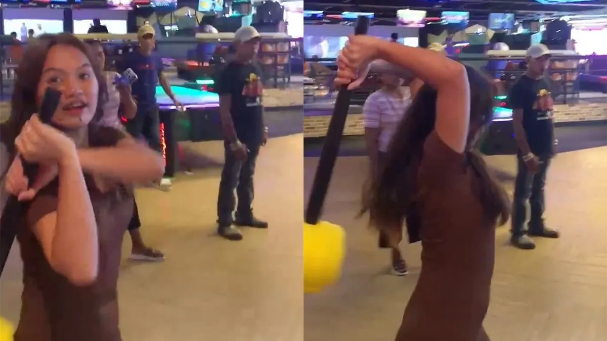 Sow, vrouw raakt kind keihard met hamer in gamehal
