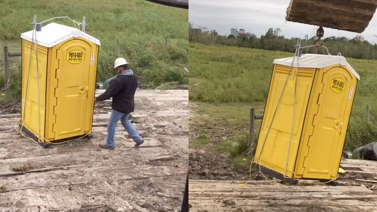 thumb vk streken die te ver gaan collegas laten poepende bouwvakker slingeren