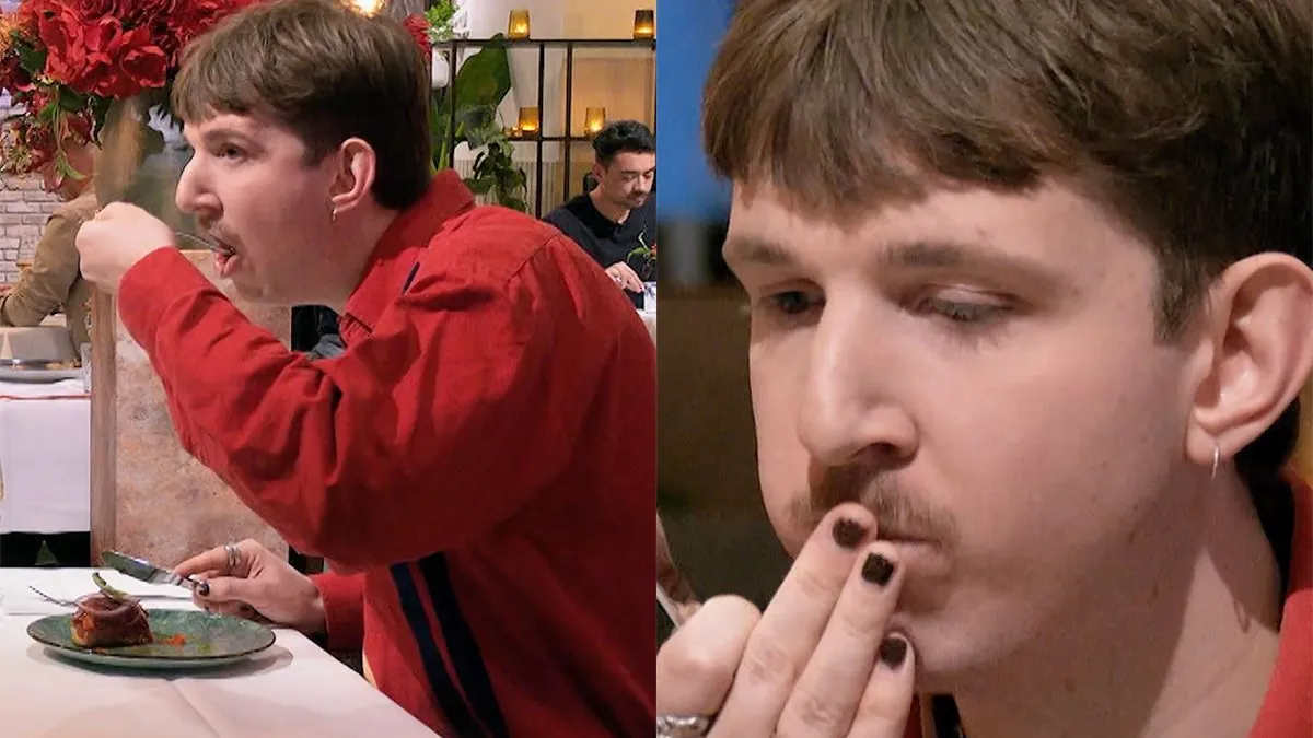 thumb vk vegetarier eet tijdens date in first dates per ongeluk vlees dit is zo lekker
