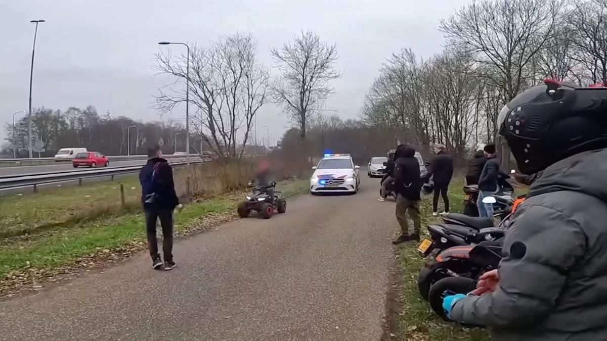 Aanhouding tijdens scootermeeting in Haps laat zien dat er geen respect is voor de politie