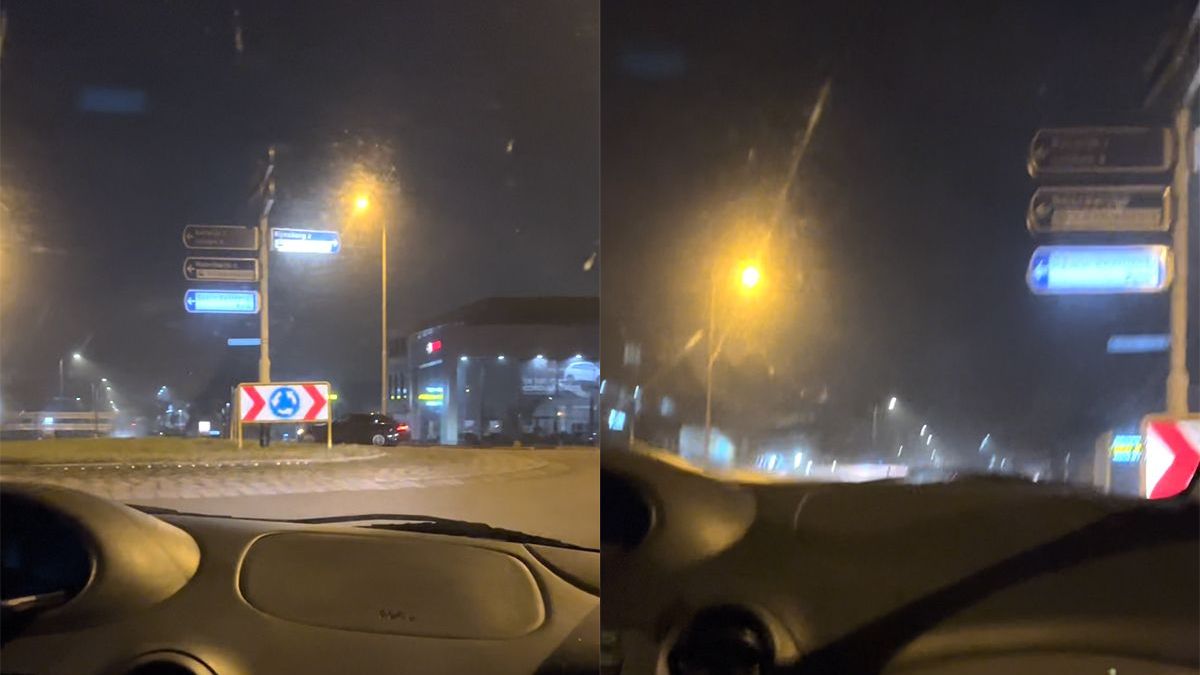 Automobilist in Noordwijk neemt 'Ga rechtdoor op de rotonde' letterlijk