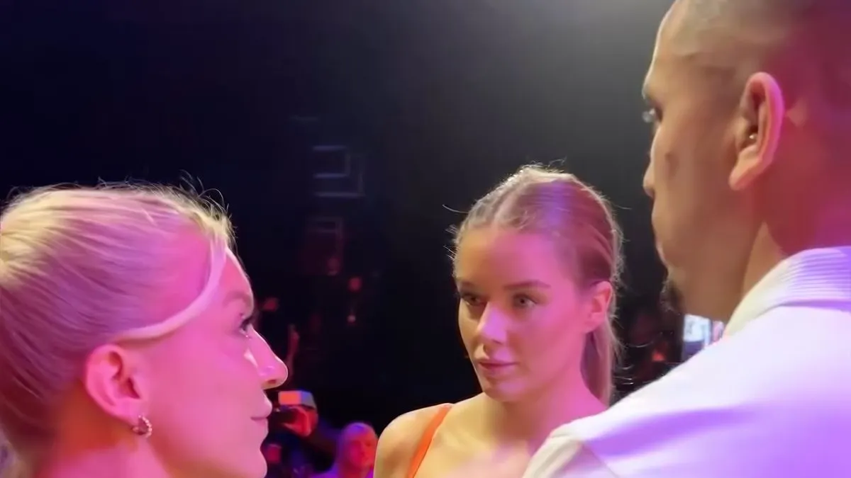 thumb vk de staredown tussen emily brooke en amber o donnell gaat rond op social media