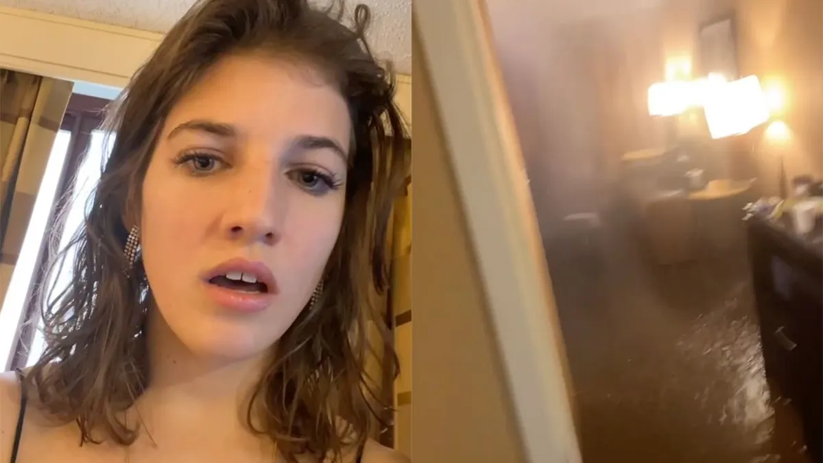 thumb vk vrouw moet over kwartier op bruiloft zijn maar sprinklersysteem zet kamer onder water