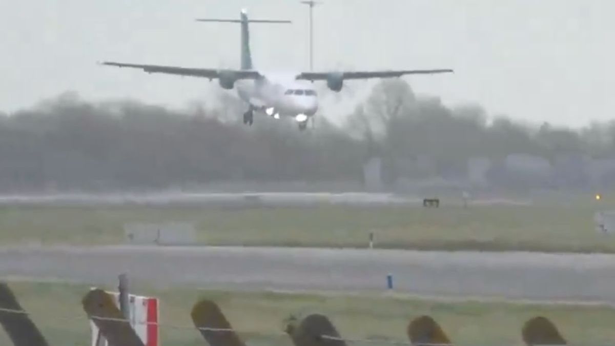 Landen wilde niet in een keer lukken voor vliegtuig op Dublin Airport