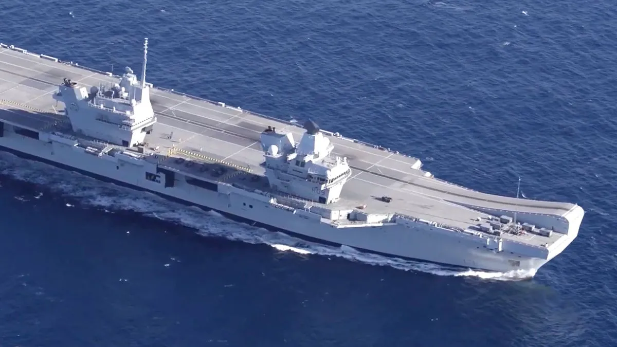 thumb vk brits vliegdekschip hms prince of wales komt aan in rotterdam