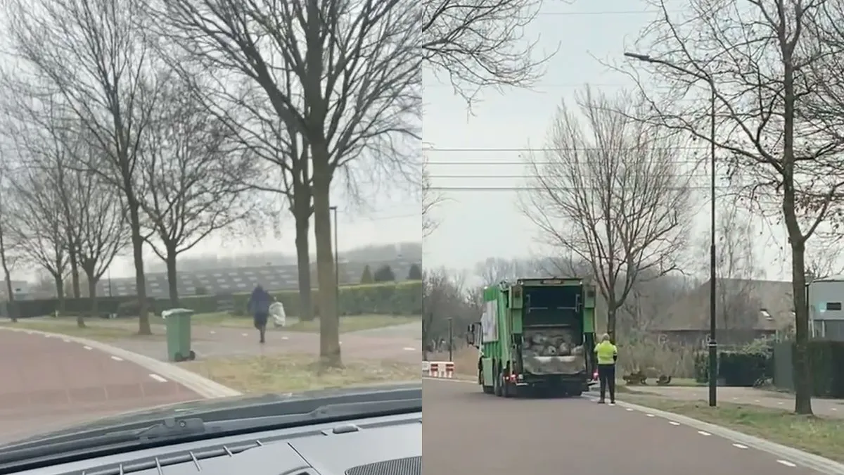 thumb vk man met een missie moet vuilnis wegbrengen anders slaapt hij op de bank
