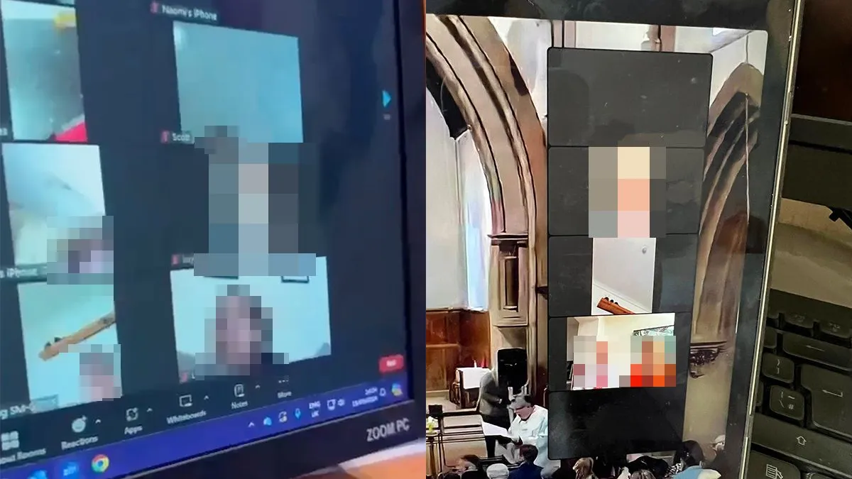 thumb vk vrouw logt in tijdens livestream uitvaart gaat douchen en vergeet dat haar camera aanstaat