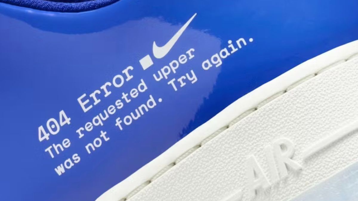 Nike.SWOOSH komt met de Air Force 1 Low ‘404 Error’