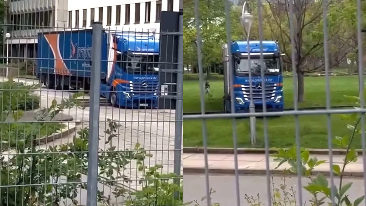 thumb vk chauffeur weet een kortere weg maar deze is niet goed voor de vrachtwagen