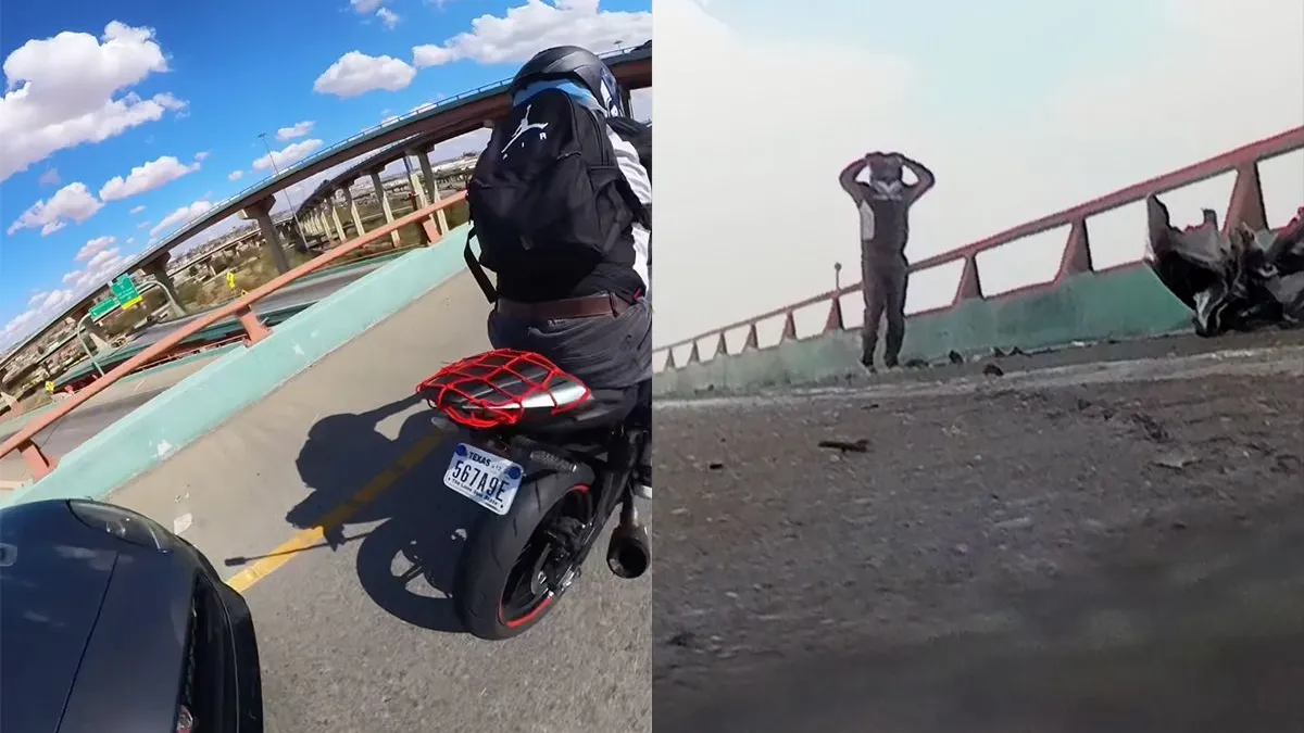 thumb vk motorrijder is het haasje door prutser in een te snelle wagen