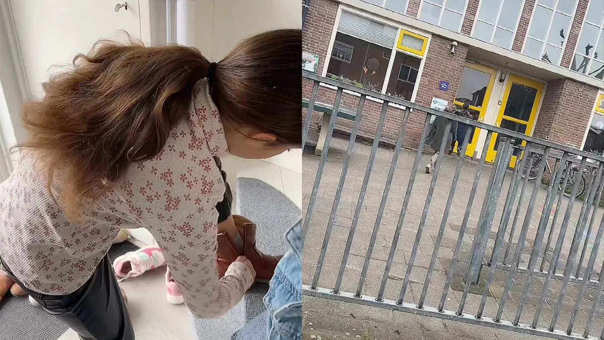 thumb vk zo kun je niet zijn moeder brengt kinderen naar school op tweede paasdag