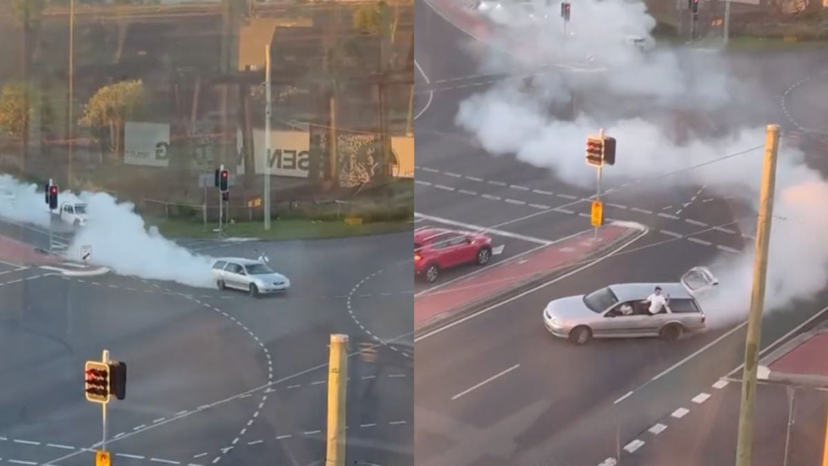 Aussies laten zien hoe je een Ford Falcon stationwagon inzet om mayhem te schoppen