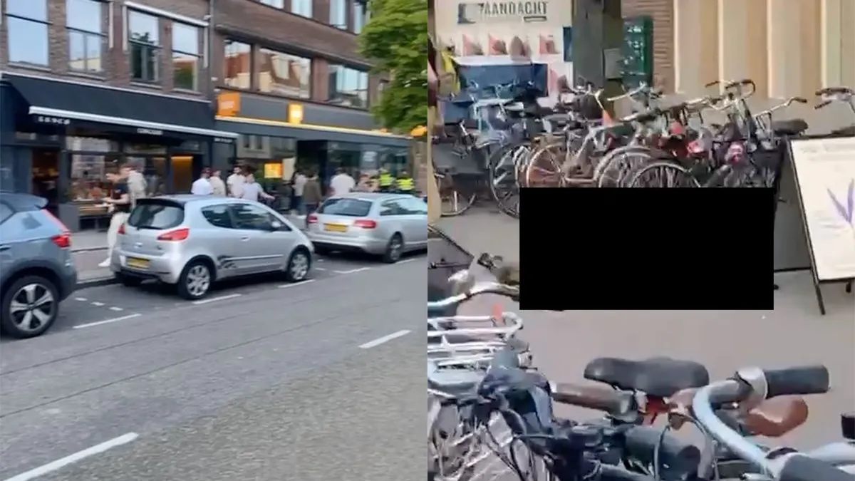 thumb vk burgemeester sharon dijksma van utrecht geschokt demonstrant laat zich stofzuigen voor vol terras