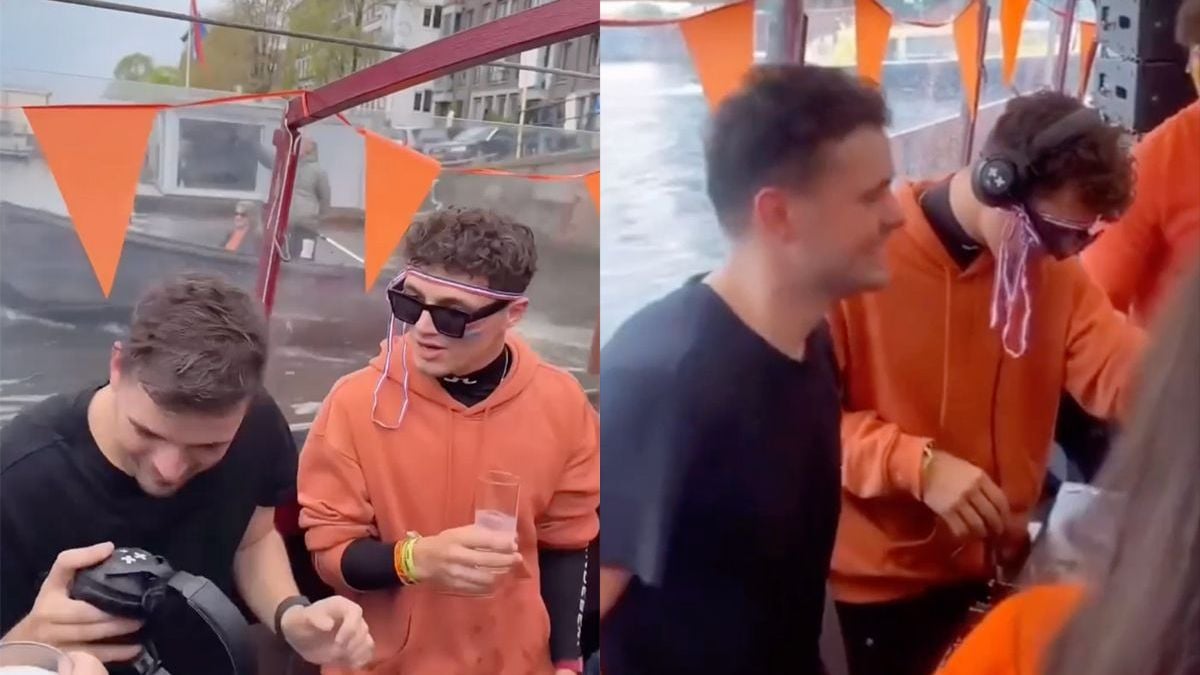 Compilatie met de beste Lando Norris beelden tijdens Koningsdag 2024