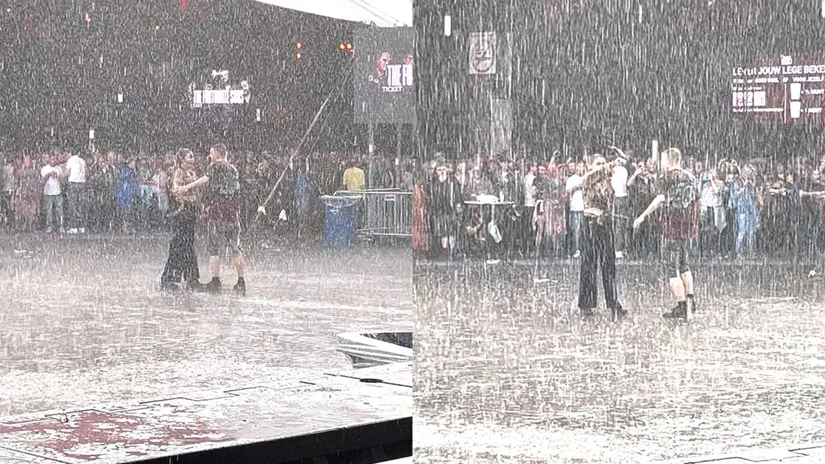 thumb vk je ah what cute moment van de dag koppel trotseert regen en laat liefde zien