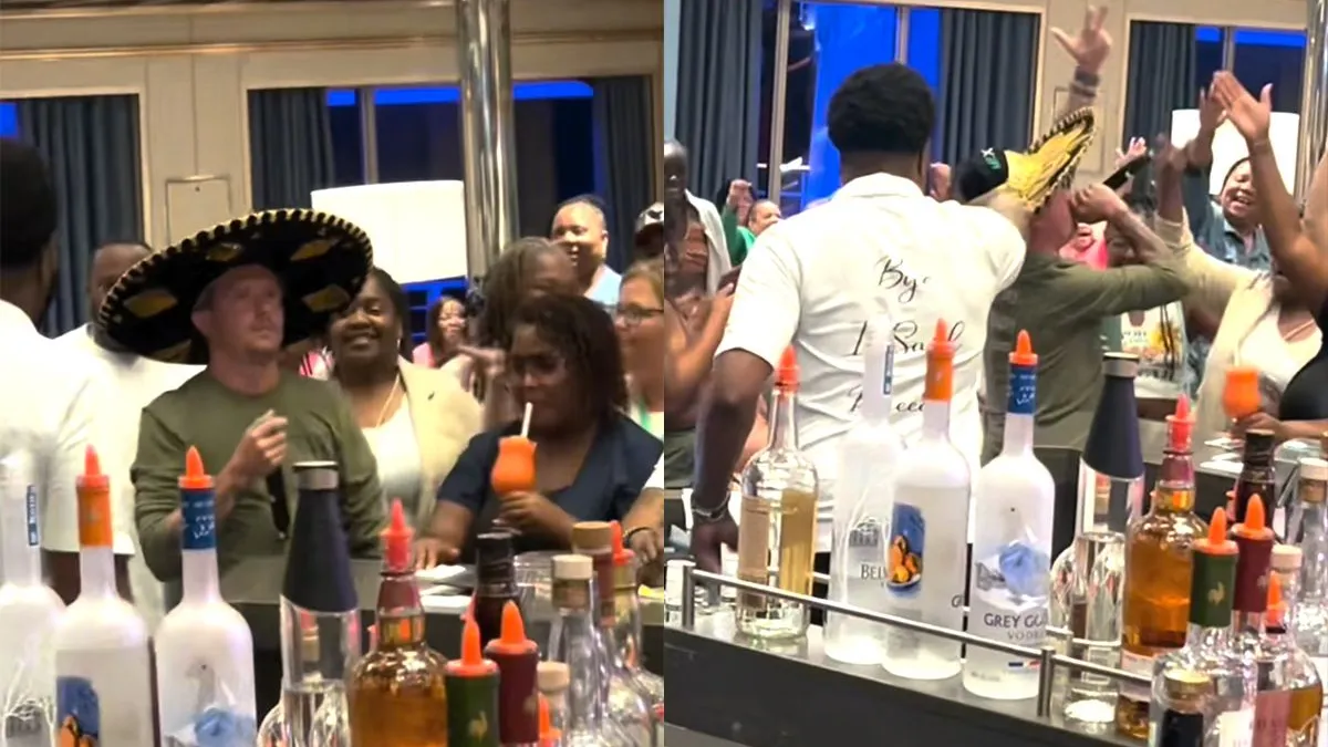 thumb vk man maakt vrienden met ice ice baby op een cruiseschip