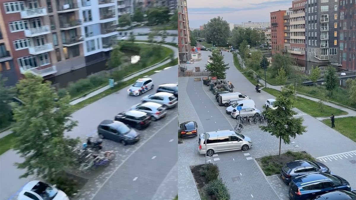 Ondertussen in Diemen: Politie wil scooterrijder pakken, maar deze gaat loesoe