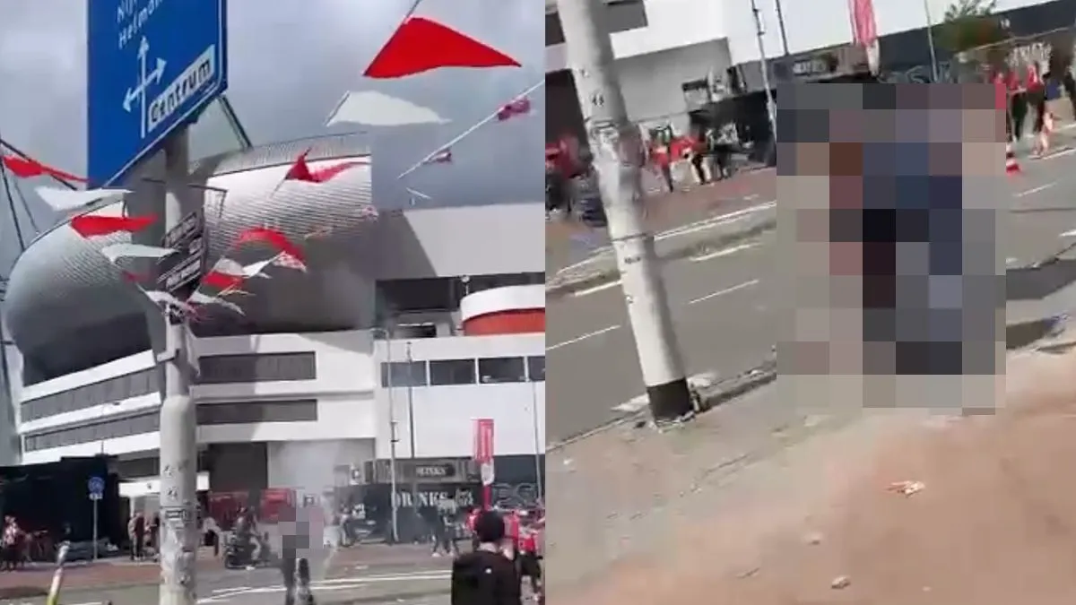 thumb vk psv kampioen maar vieren moet supporter met hand minder doen