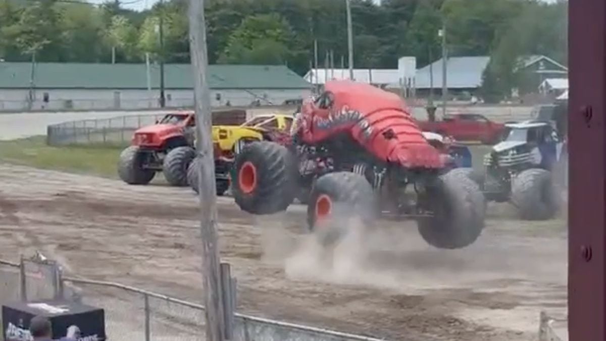 Monster Truck bleek niet zo’n goed idee tijdens evenement in Topsham